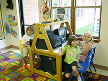 kids on computers