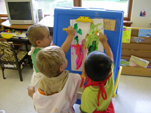 kids painting